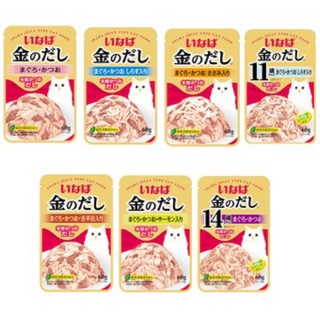 ครบสูตร( 12-24ซอง) INABA อาหารเปียกแมวซอง 60g