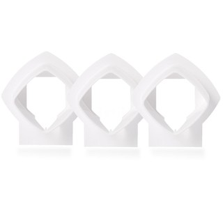 Wall Mount Bracket Stand Holder for Linksys Velop Tri-band Whole Home WiFi Mesh System, White 3 Pack