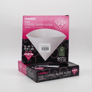 Factory Coffee กระดาษดริป Hario เบอร์02 40 แผ่น  Hario Coffee Paper Filter(02) - 40sheet