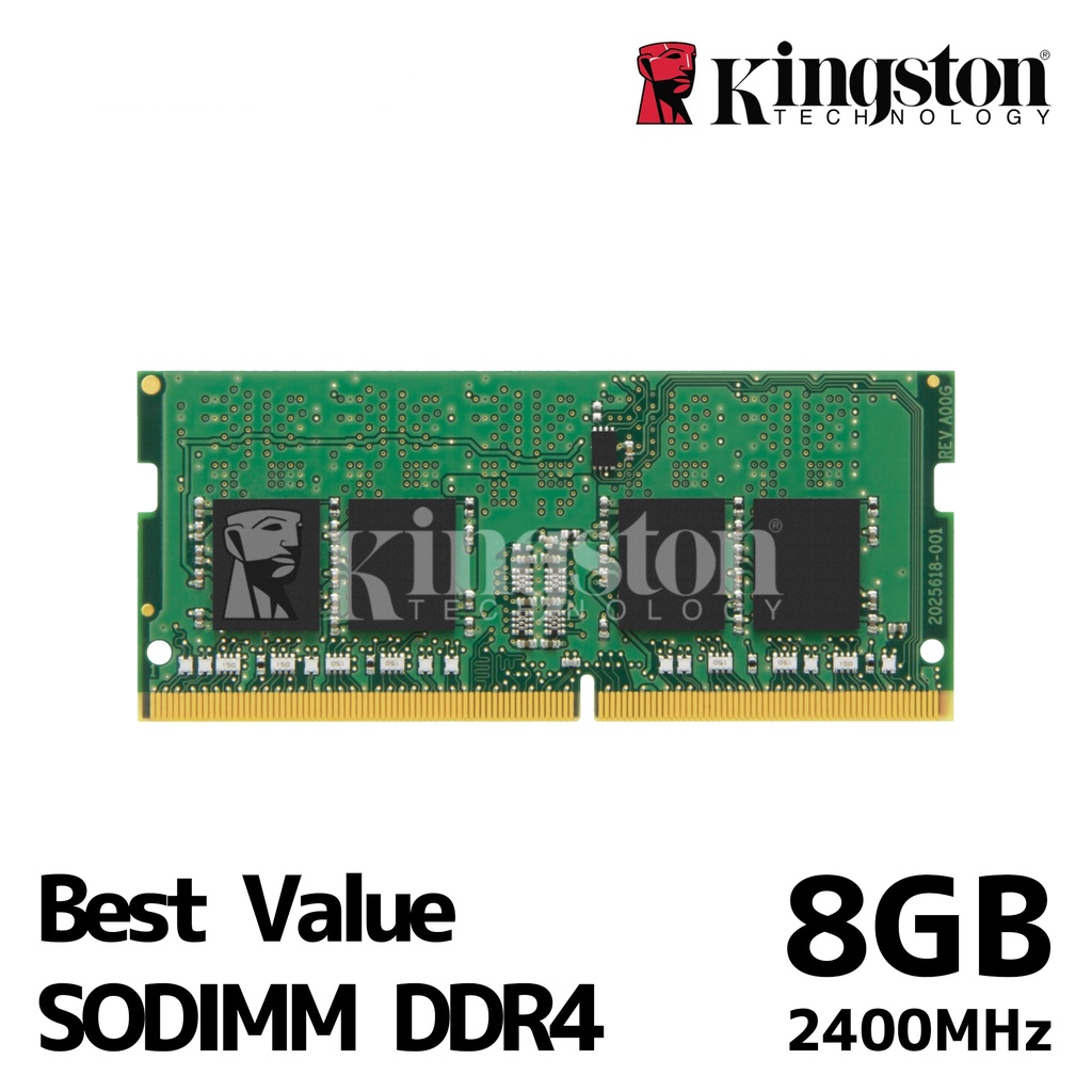 8GB (8GBx1) DDR4/2400 RAM NOTEBOOK (แรมโน้ตบุ๊ค) KINGSTON VALUE RAM (KVR24S17S8/8)