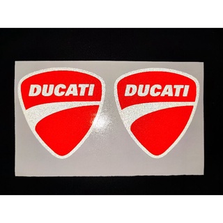 สติ๊กเกอร์ Ducati สะท้อนแสง (1ชุดมี 2 อัน)