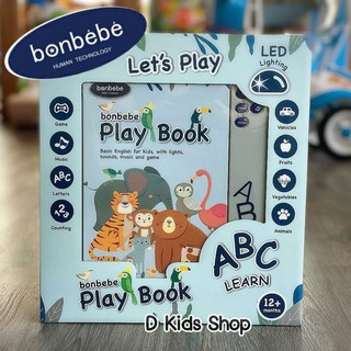 🔥Bonbebe แท้🔥แถมถ่าน🔥Bonbebe English Play Book หนังสือพูดได้ หนังสือสอนภาษา หนังสือเสียง