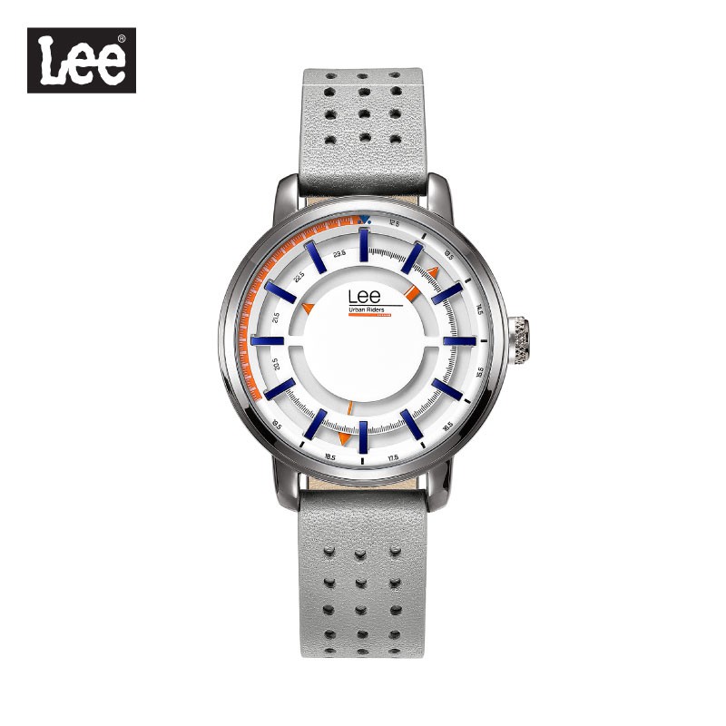 Lee นาฬิกาข้อมือ Metropolitan LEF-F164ABL8-7L แบรนด์แท้ USA สายหนังสี ...