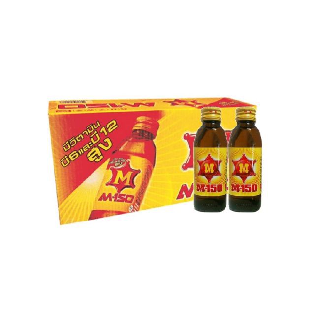 M-150 ขนาด 150ml/ขวด ยกลัง 50ขวด เครื่องดื่มชูกำลัง เอ็ม-150