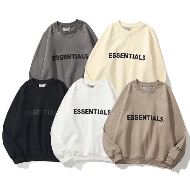 มาใหม่ เสื้อกันหนาว คอกลม พิมพ์ลาย FOG FEAR OF GOD สไตล์สตรีท สําหรับผู้ชาย และผู้หญิง