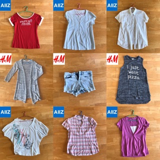 💥ลด 99 ทุกตัว💥 เสื้อผ้ามือสอง H&amp;M AIIZ