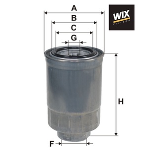 WF8061 กรองดักน้ำ WIX รุ่น : ไทเกอร์ D4D, แรนเจอร์ปี06, BT50 2.5/3.0