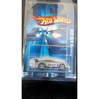 Hot wheels Ferrari 575 GTC รถของสะสมเก่าเก็บตามระยะเวลา แพคมีลอยยับ ดูภาพก่อนกดซื้อ รถของเล่น ของแท้