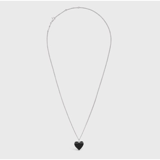 Celine necklace balck heart