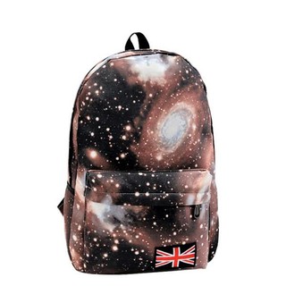 Fin 1 เป้สะพายหลัง กระเป๋าผู้หญิง Woman Backpack Bag รุ่น Galaxy - สีน้ำตาล