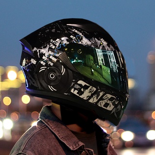 หมวกกันน็อคเต็มใบ ชาย ผู้หญิง  นแดด วินเทจ เท่ ผู้ใหญ่าHD moto rcycle helmet สวยๆ วิบาก กันน้ำ ปลอดภัย ทิวทัศน์ชัดเจน พร