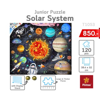 จิ๊กซอว์พลาสติกเด็ก PINTOO Junior 120 pcs - SOLAR SYSTEM (T1053)