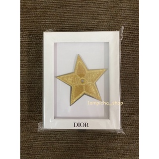 เข็มกลัด Dior gold star pin ของแท้