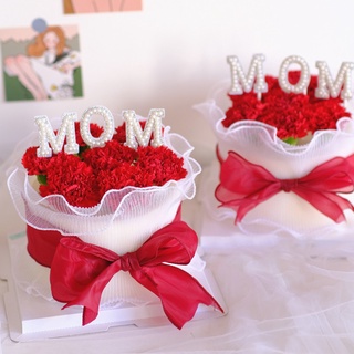 ใหม่ ป้ายท็อปเปอร์ Happy Mothers Day สีทอง สําหรับตกแต่งเค้กวันเกิด วันแม่ 2023