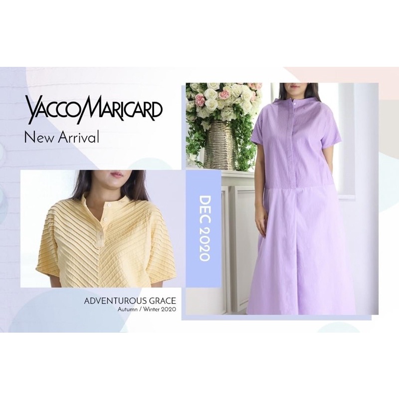 Yacco Maricard Dress เดรสยาว สีม่วง