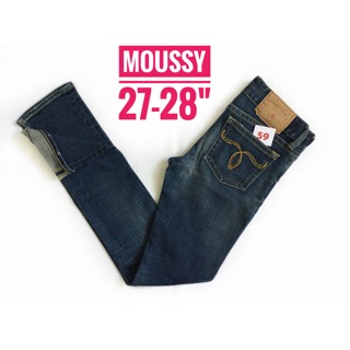 กางเเกงยีนส์ญี่ปุ่น MOUSSY เอว27-28"