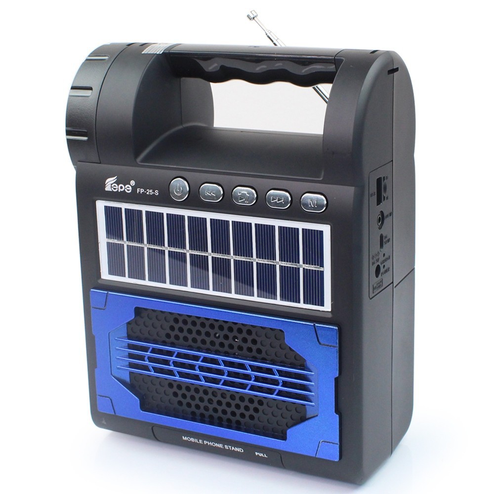 วิทยุคลาสสิค Fepe FP-25-S รุ่น Solar-radio-fm-usb-wireless-bluetooth-f25-s-02c-K3