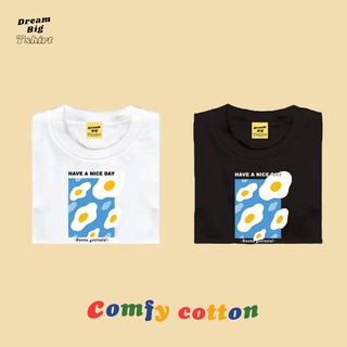 เสื้อคู่น่ารัก น้องไข่ดาว สไตล์เกาหลี อก32-50. An Lee Tshirt เสื้อโอเวอร์ไซน์ เสื้อน่ารัก เสื้อขาว เสื้อวัยรุ่น