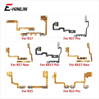 อะไหล่ปุ่มกดสวิตช์เปิดปิด ควบคุมระดับเสียง สายเคเบิ้ลอ่อน สําหรับ OPPO R15 R17 RX17 Pro Neo