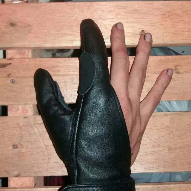 ถุงมือยิงธนู/สําหรับป้องกันขวา/นิ้วเมื่อดึงสาย
