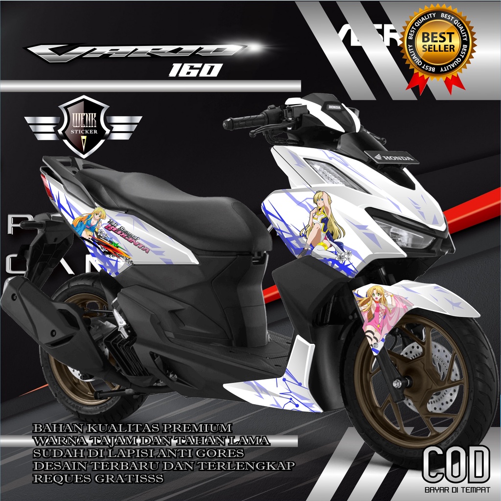 DECAL STICKER VARIO 160 SEXY ANIME GIRL, SEXY ANIME GIRL