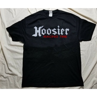 เสื้อยืดผู้ชาย เสื้อยืด ผ้าฝ้าย พิมพ์ลายโลโก้กราฟฟิค Hoosier Racing Tire Gildan สําหรับผู้ชาย S-5XL