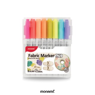 Monami ปากกามาร์คเกอร์เขียนผ้า รุ่น Fabric Marker 470