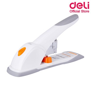 Deli 0486 Heavy Duty Stapler เครื่องเย็บกระดาษ 120 แผ่น รุ่นประหยัดแรง ที่เย็บกระดาษ เครื่องเย็บ แม็ค แม็ก อุปกรณ์สำนักงาน