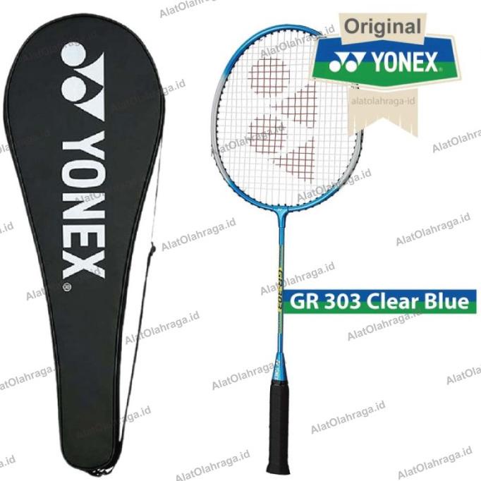 ไม้แบดมินตัน Yonex Gr 303 สีน้ําเงินใส / ไม้แบดมินตัน ของแท้ 100%