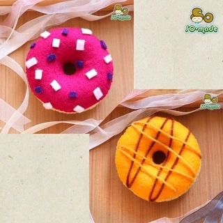เซตชุดคิท DIY ทำตุ๊กตาโดนัท รวม 10 หน้า (Kit Set) ตุ๊กตาผ้าสักหลาด
