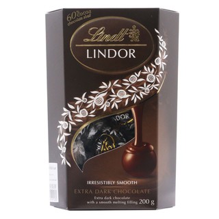 ลินด์ลินดอร์ดาร์กช็อกโกแลต 200กรัม Lindt Lindor Dark Chocolate 200g.