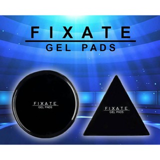 แผ่นเจลยึดติดอเนกประสงค์ Fixate แพค 2 ชิ้น สีดำ สามเหลี่ยมและวงกลม