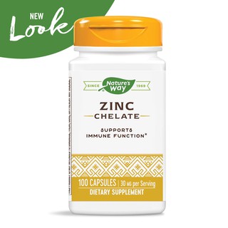 Natures Way Zinc Chelate (30mg) (100เม็ด)