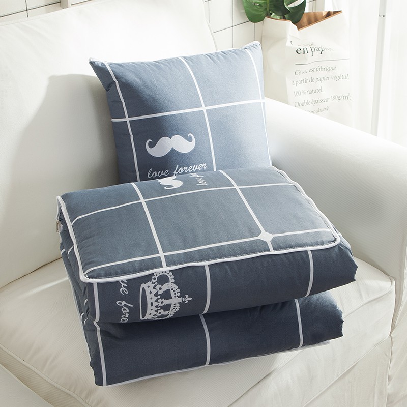 2 in 1 quilt pillow????Napping blanket????Office Throw Pillow Quilt