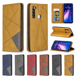 เคสโทรศัพท์มือถือหนังนิ่ม ฝาพับ พร้อมช่องใส่บัตร สําหรับ XIAOMI REDMI NOTE 8