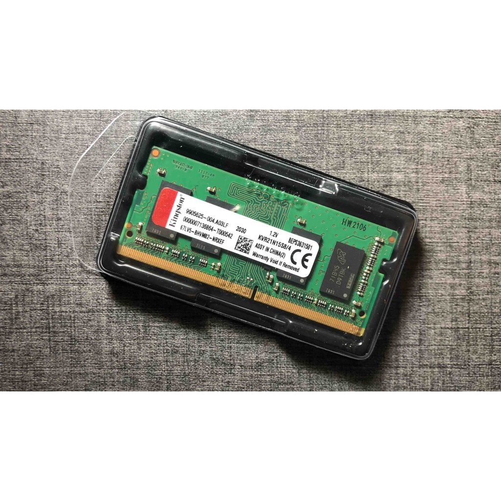 Kingston KVR21N15S8/4 4GB DDR4 PC4 2133MHz CL15 260-Pin Laptop RAM! แรม ...