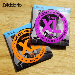 สายกีตาร์ไฟฟ้า DAddario EXL110 B10 &amp; EXL120 B09