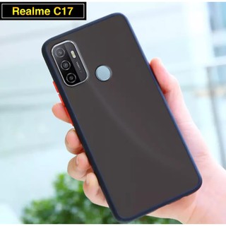 [ส่งจากไทย] Case Realme C17 เคสโทรศัพท์ เรียวมี เคสกันกระแทก ปุ่มสีผิวด้าน เคส