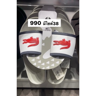 รองเท้าแตะผู้หญิงแบรนด์LACOSTEแท้พร้อมส่งไซต์38