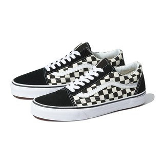 Vans รองเท้าผ้าใบ Old Skool Primary Check Black/White ( VN0A38G1P0S )