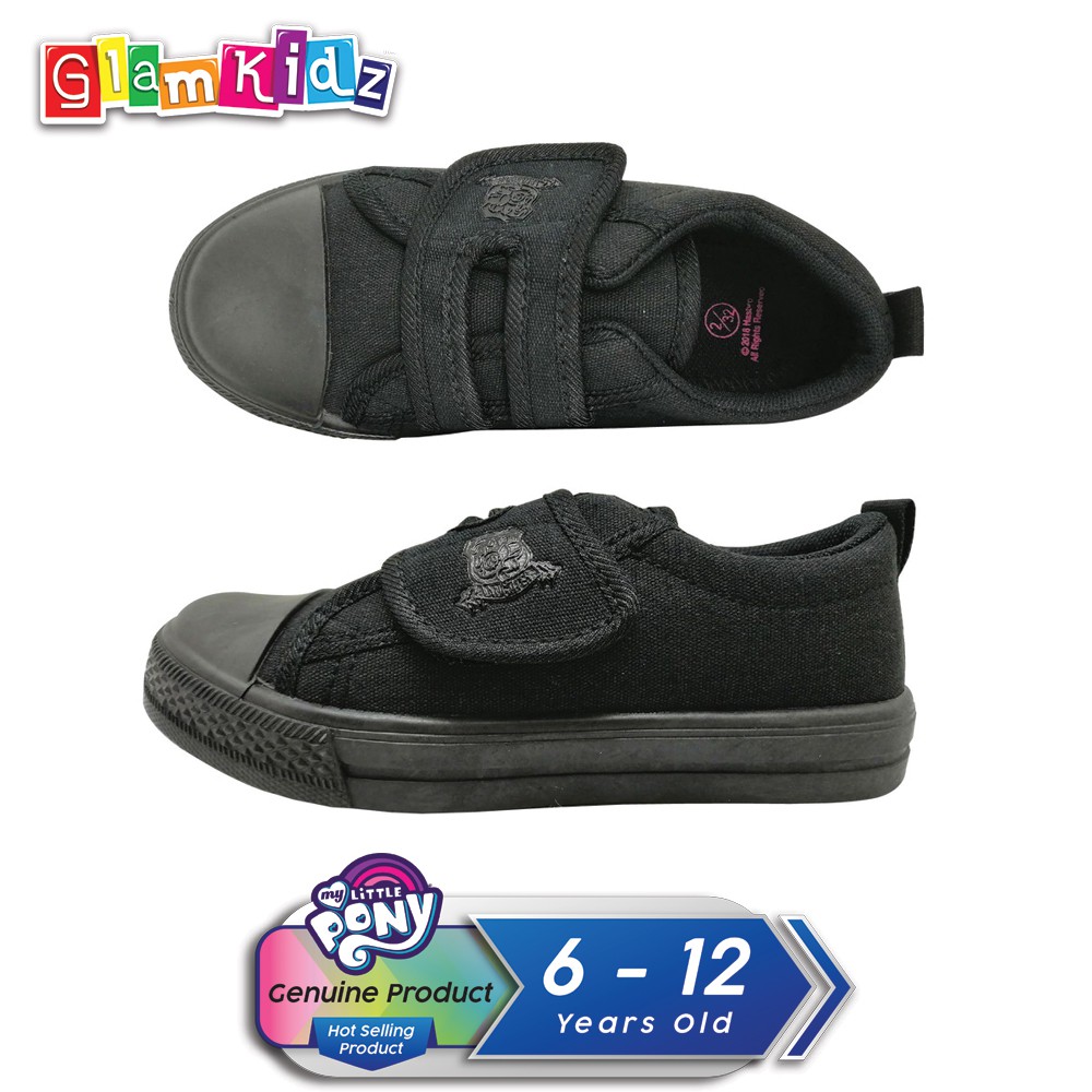 My Little Pony Black School Shoes for Kids / Kasut Hitam Sekolah Kanak My Little Pony (สีดํา) 3-1161