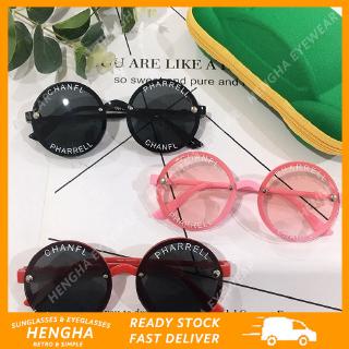 【HENGHA】【พร้อมสต็อก】INS แฟชั่น Candy Color Round Sunglasses ชายหญิงเด็ก