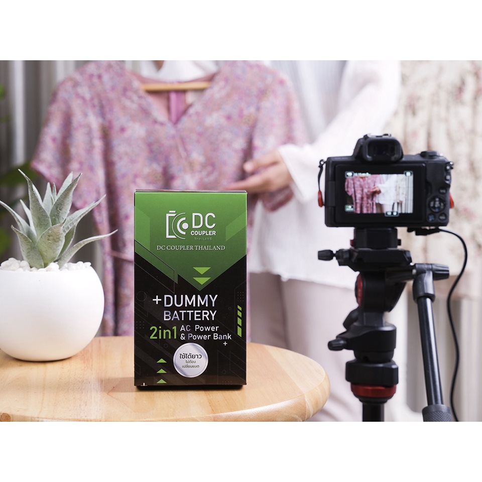 แบตไลฟ์สด Sony Zv-1 DC Coupler Dummy Battery ดัมมี่แบตฯ แบตกระสือ NP-BX1สำหรับ SONY ZV-1, RX1,RX100, RX100 II, RX100 III