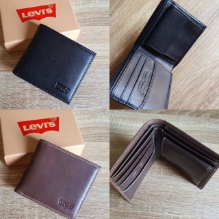 LEVIS WALLET กระเป๋าสตางค์ทรงสั้นสำหรับคุณผู้ชาย สินค้าแท้💯% งานOutlet  ถ่ายจากงานจริง🎉