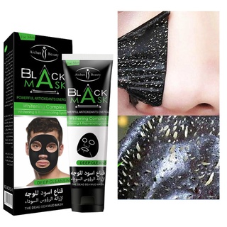 Aichun blackmask 120g. มาส์กหน้าแบบเจล สำหรับลอกสิวหัวดำ สิวอุดตัน สิวเสี้ยน มาส์กโคลนลอกออกสำหรับยกสิวหัวดำ