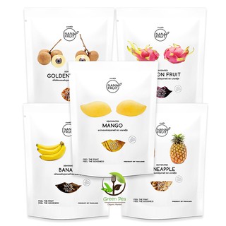 Nana fruit  ผลไม้อบแห้ง  Dehydrate Fruit Packs 70g ไม่มีน้ำตาล  นานา ฟรุ๊ต