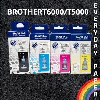 หมึกเติม BROTHER (BK)T6000/(C,M,Y)T5000