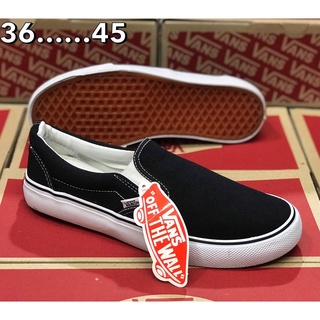 Vans slip on รองเท้าผ้าใบแบบสวม