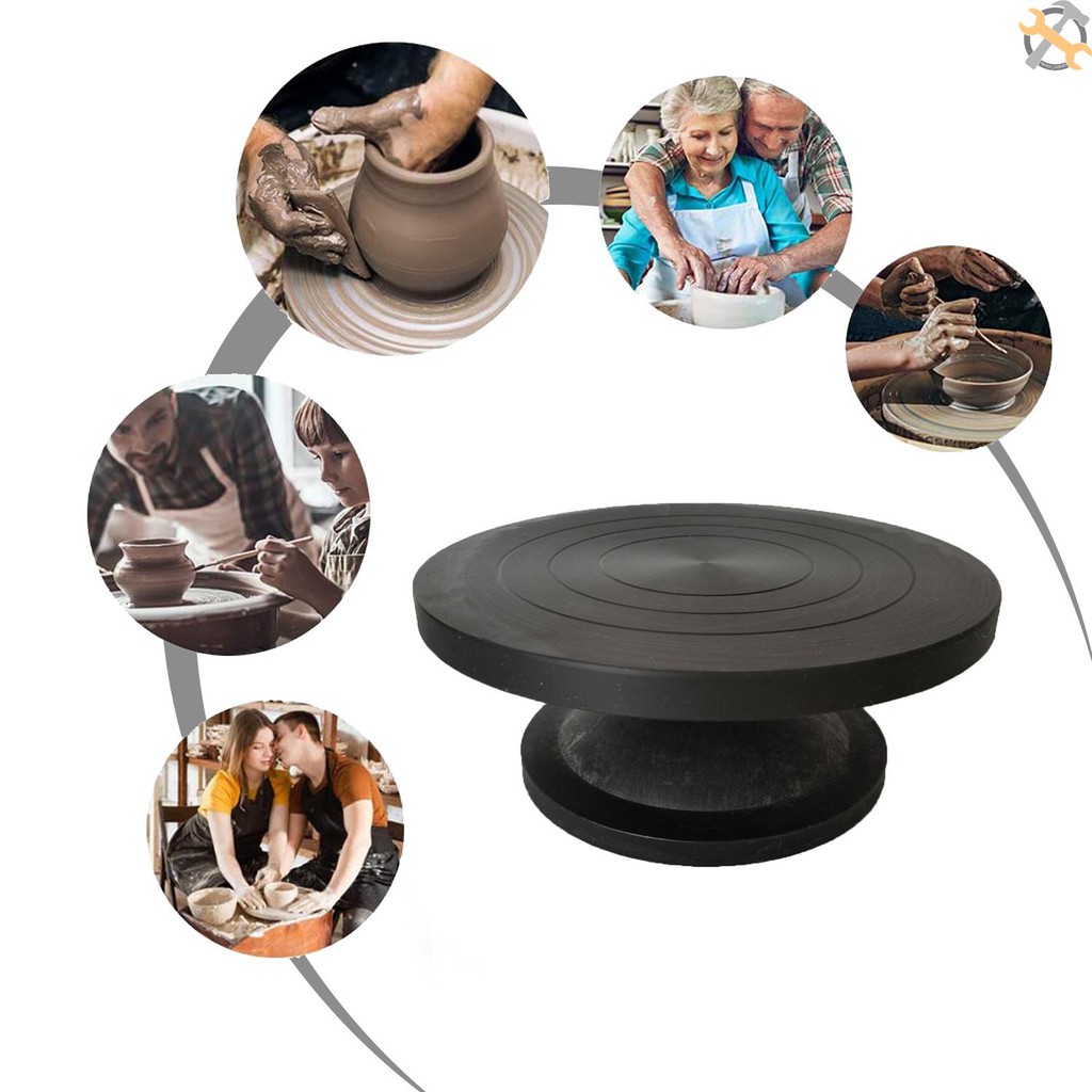 CUST Art Supply 12in Diameter Sculpting Wheel Mini Clay Making Pottery