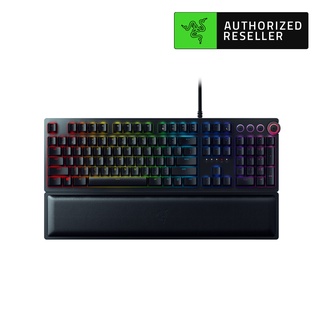 RAZER KEYBOARD HUNTSMAN ELITE CHROMA RGB (Linear Optical Switch) คีย์บอร์ดเกมมิ่ง แป้นพิมพ์ภาษาไทย-อังกฤษ (TH/EN)